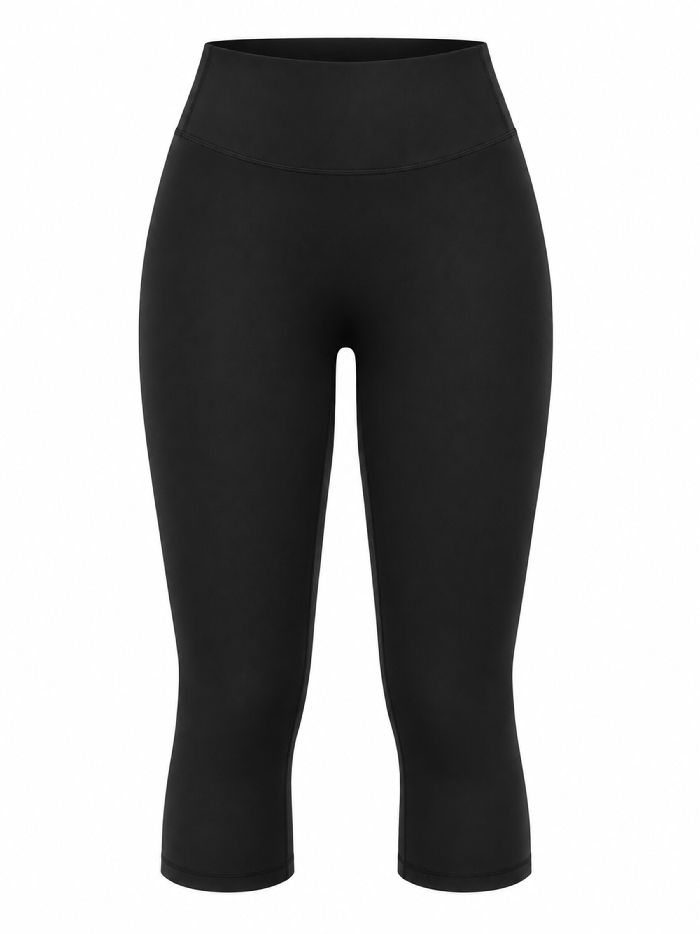 ZAAYO Slimfit Sporthose 'Women's Capri Leggings'‌‌‌‌‌ in Schwarz: Vorderseite