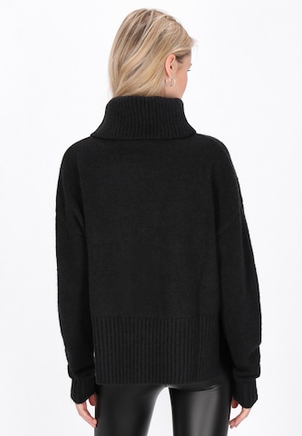 juoda myMo ROCKS Megztinis