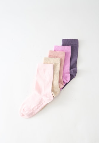 Lindex - Calcetines en beige: frente