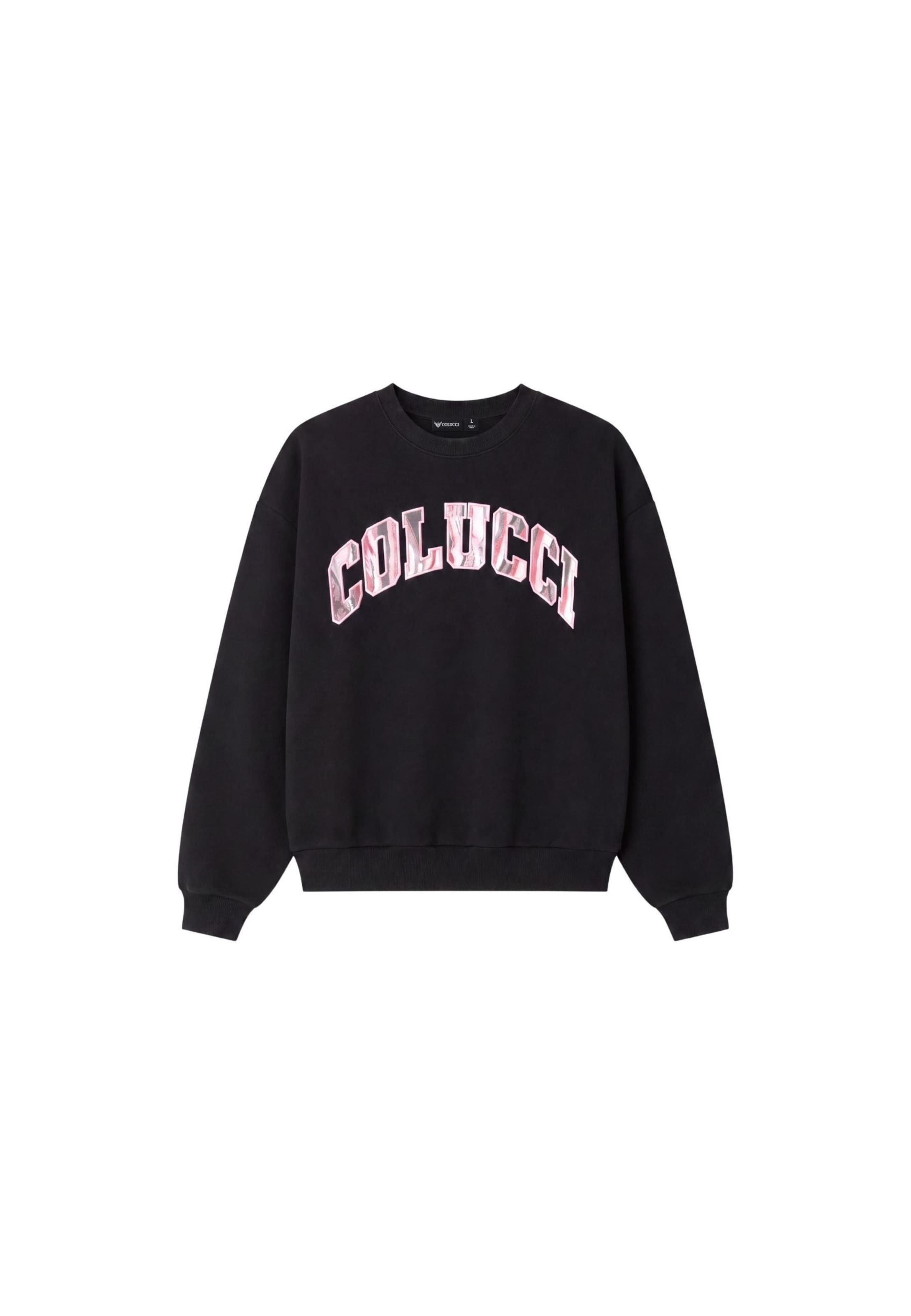 Colucci Sweatshirt in Zwart: voorkant