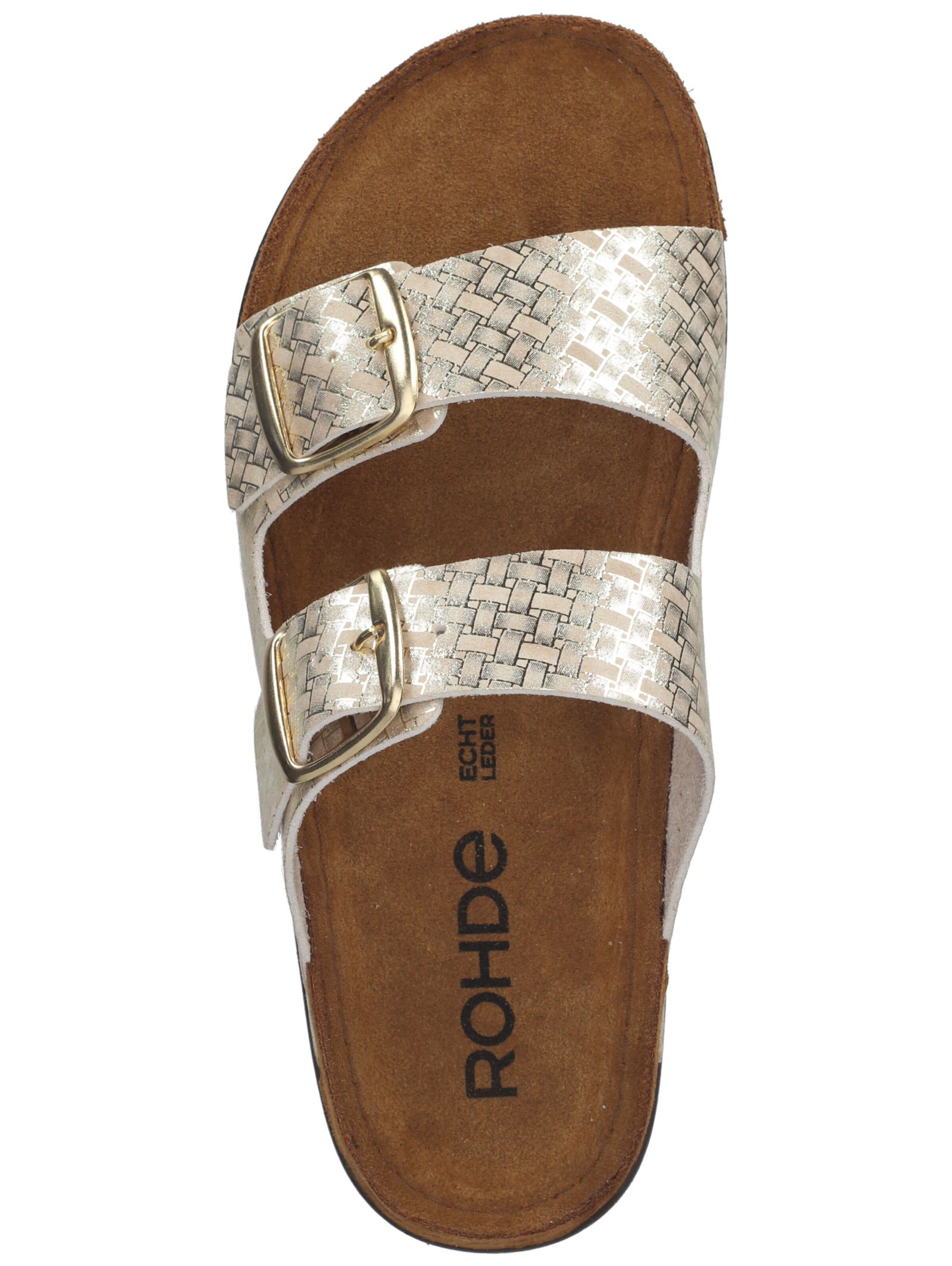 Frauen Pantoletten ROHDE Pantolette in Gold - TL21123 Frauen Pantoletten ROHDE Pantolette in Gold - TL21123