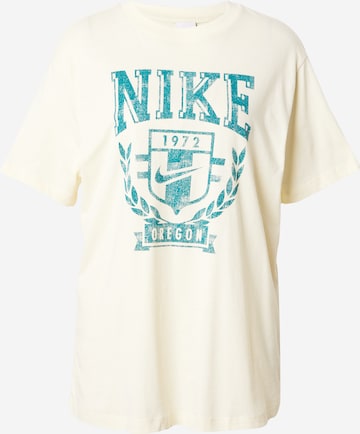 T-shirt Nike Sportswear en blanc : devant