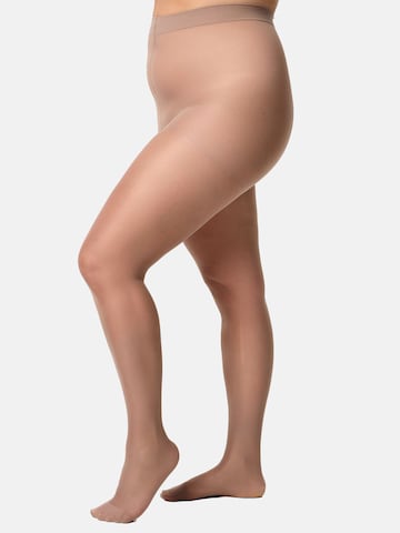 Nur Die Fine tights ' Fit in Form Große Größen 40 DEN ' in Beige: front