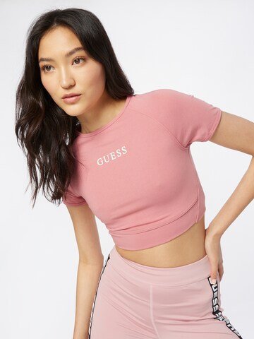 GUESS Sportshirt 'ALINE' in Pink