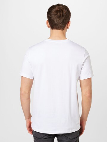 BOGNER Тениска 'ROC' в бяло