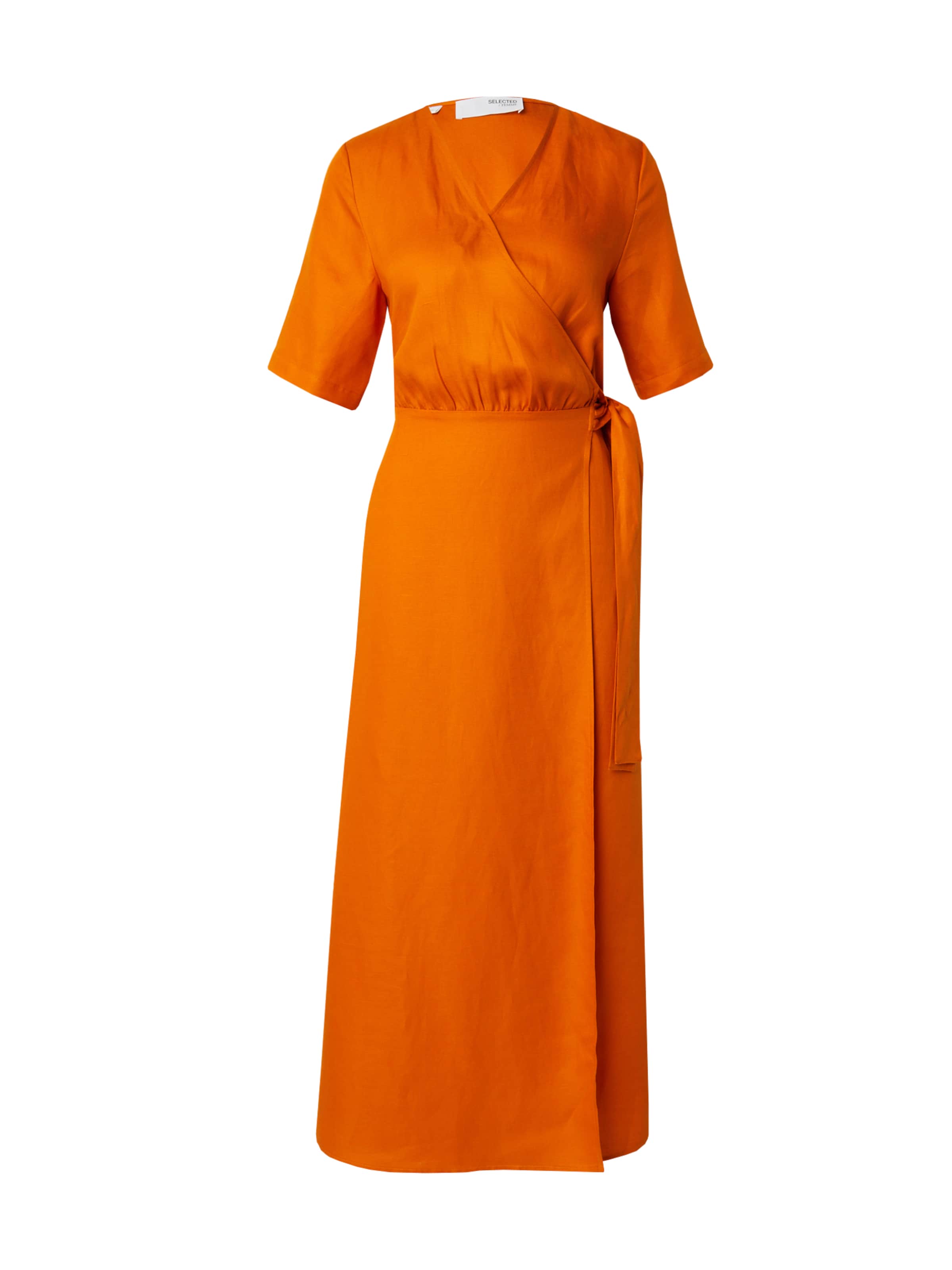 Robe 'SLFALLESANDRA' SELECTED en orange : devant