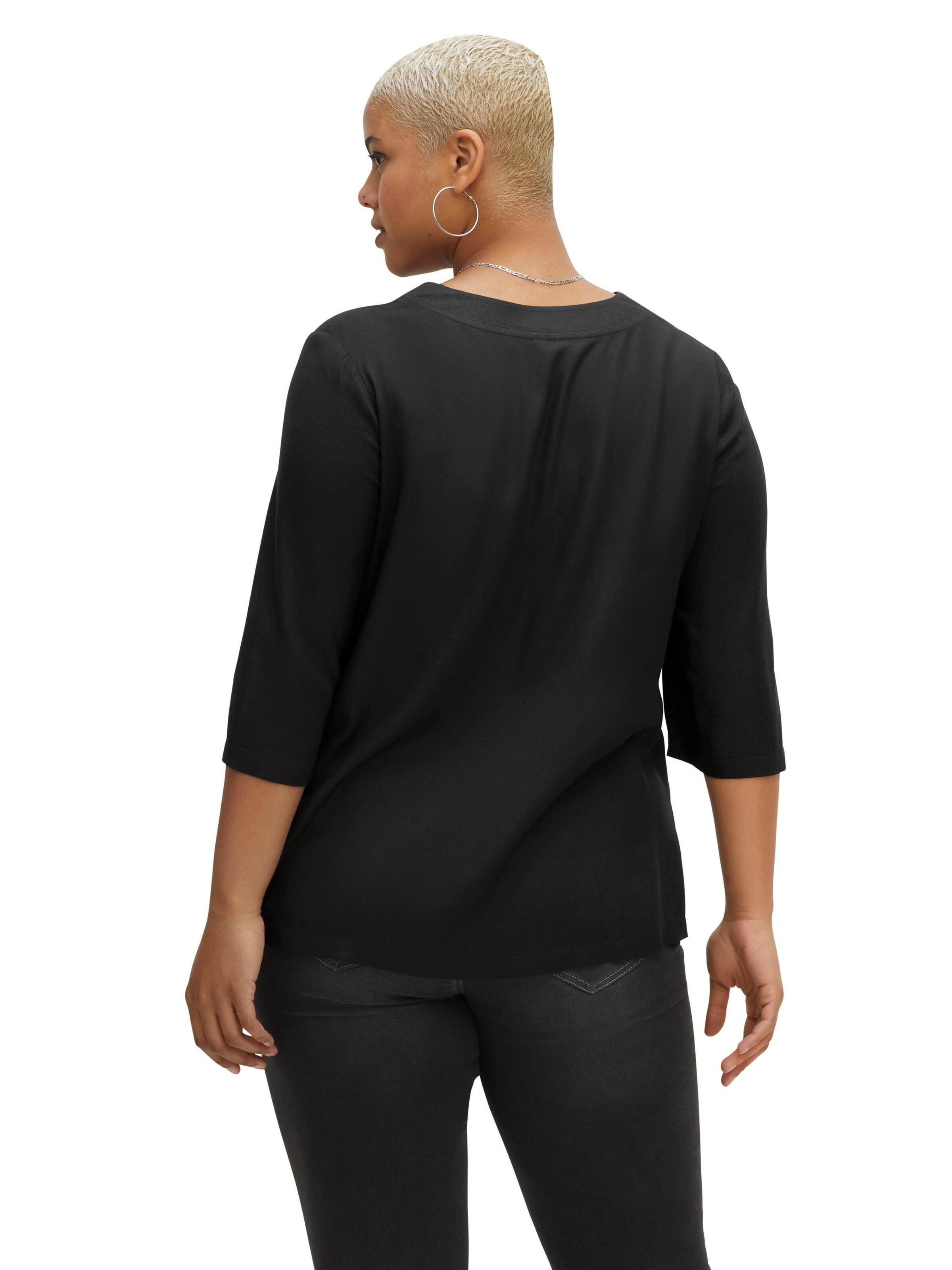 SHEEGO - Túnica em preto