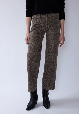 Street One Studio Loose fit Jeans in Brown: front