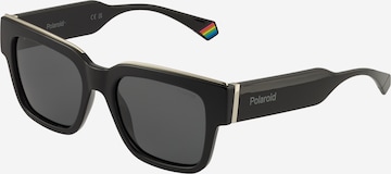 melns Polaroid Saulesbrilles: no priekšpuses