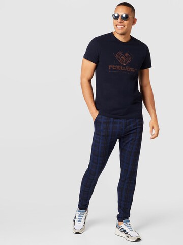 Effilé Pantalon 'Ponte Roma' Denim Project en bleu