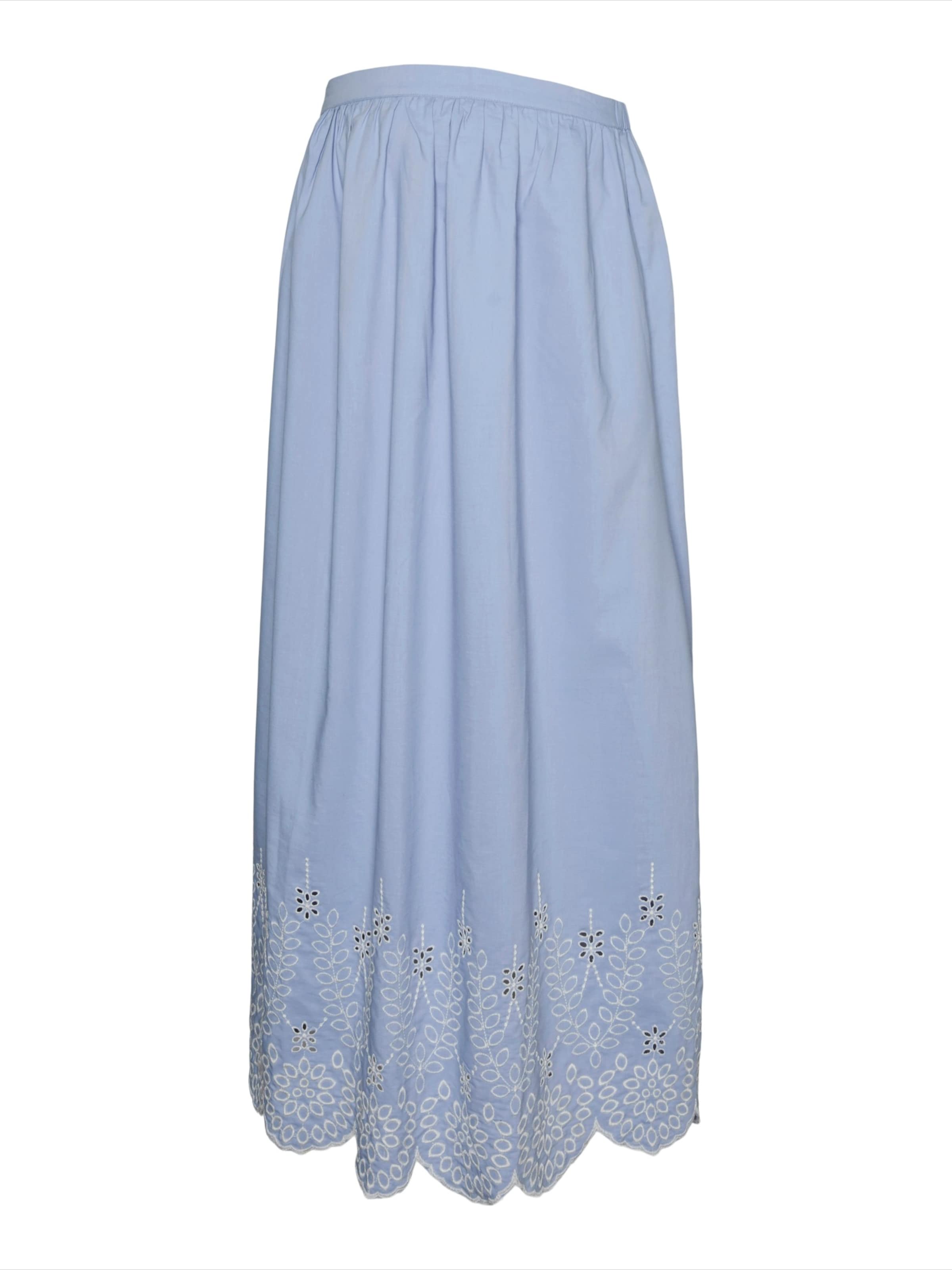 Jupe MAMALICIOUS en bleu : devant