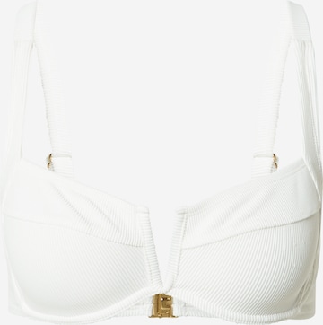 Ema Louise x ABOUT YOU Bikini top 'Jana' in White: front