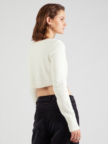 Calvin Klein Jeans Плетена жилетка в бяло