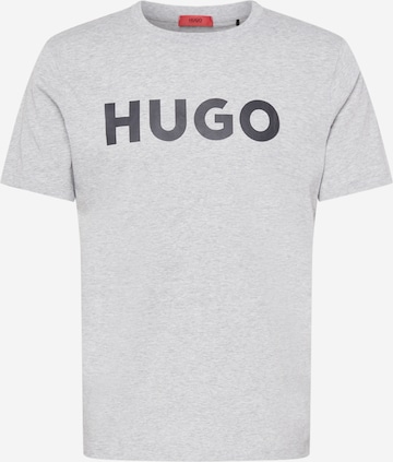 HUGO - Camiseta en gris: frente