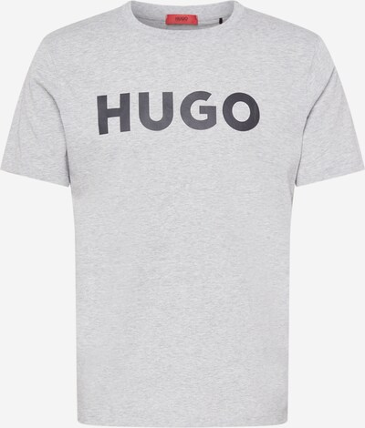 HUGO T-shirt i gråmelerad / svart, Produktvy