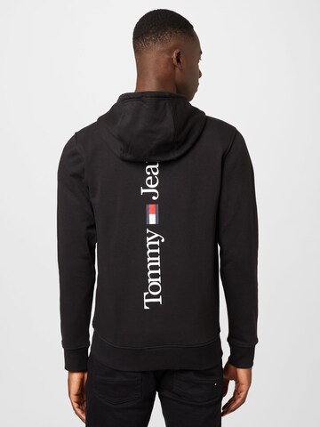 Tommy Jeans Zip-Up Hoodie in Black