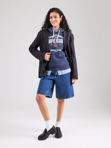 Superdry Sweatshirt 'LOT 54' in Blue