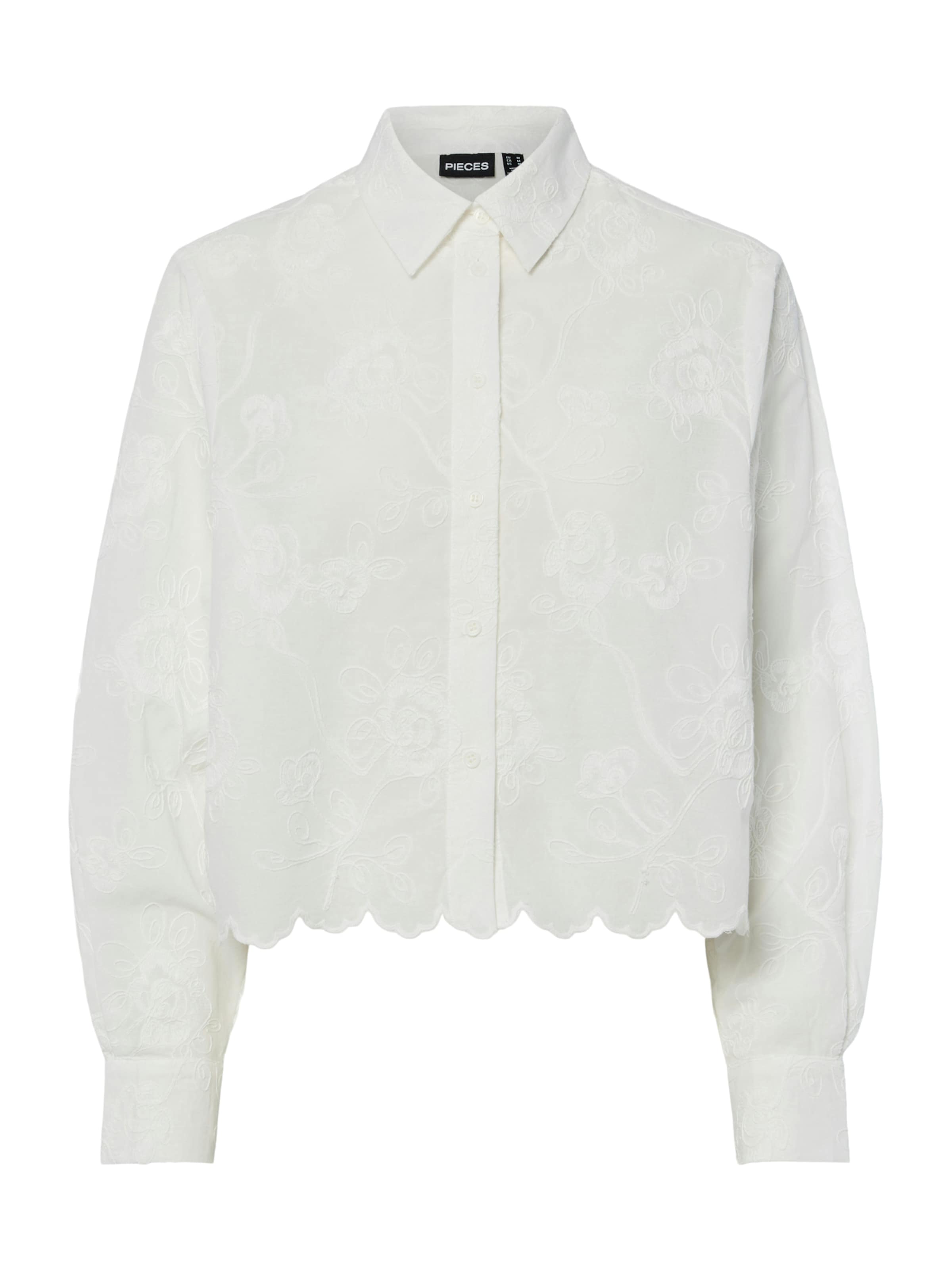 PIECES Pluus 'PCJEFINA' valge, Tootevaade