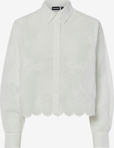 PIECES Pusero 'PCJEFINA' värissä valkoinen, Tuotenäkymä