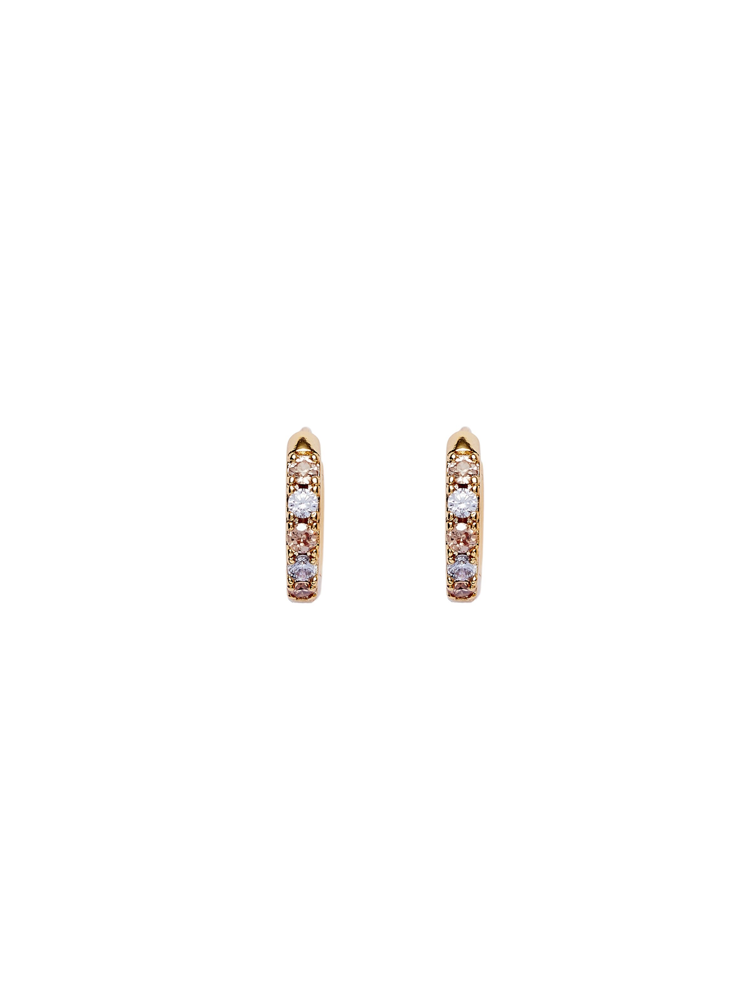 Boucles d'oreilles 'Helen' U.S. POLO ASSN. en beige