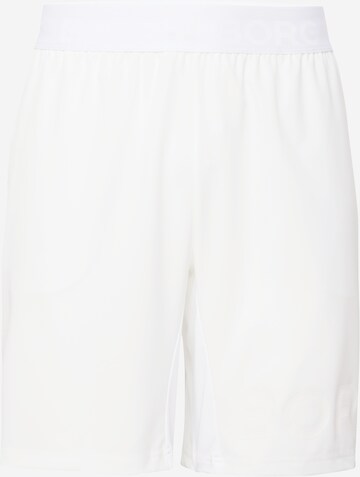 BJÖRN BORG Workout Pants in White: front