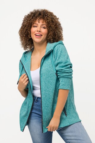 Ulla Popken Sweat jacket in Blue