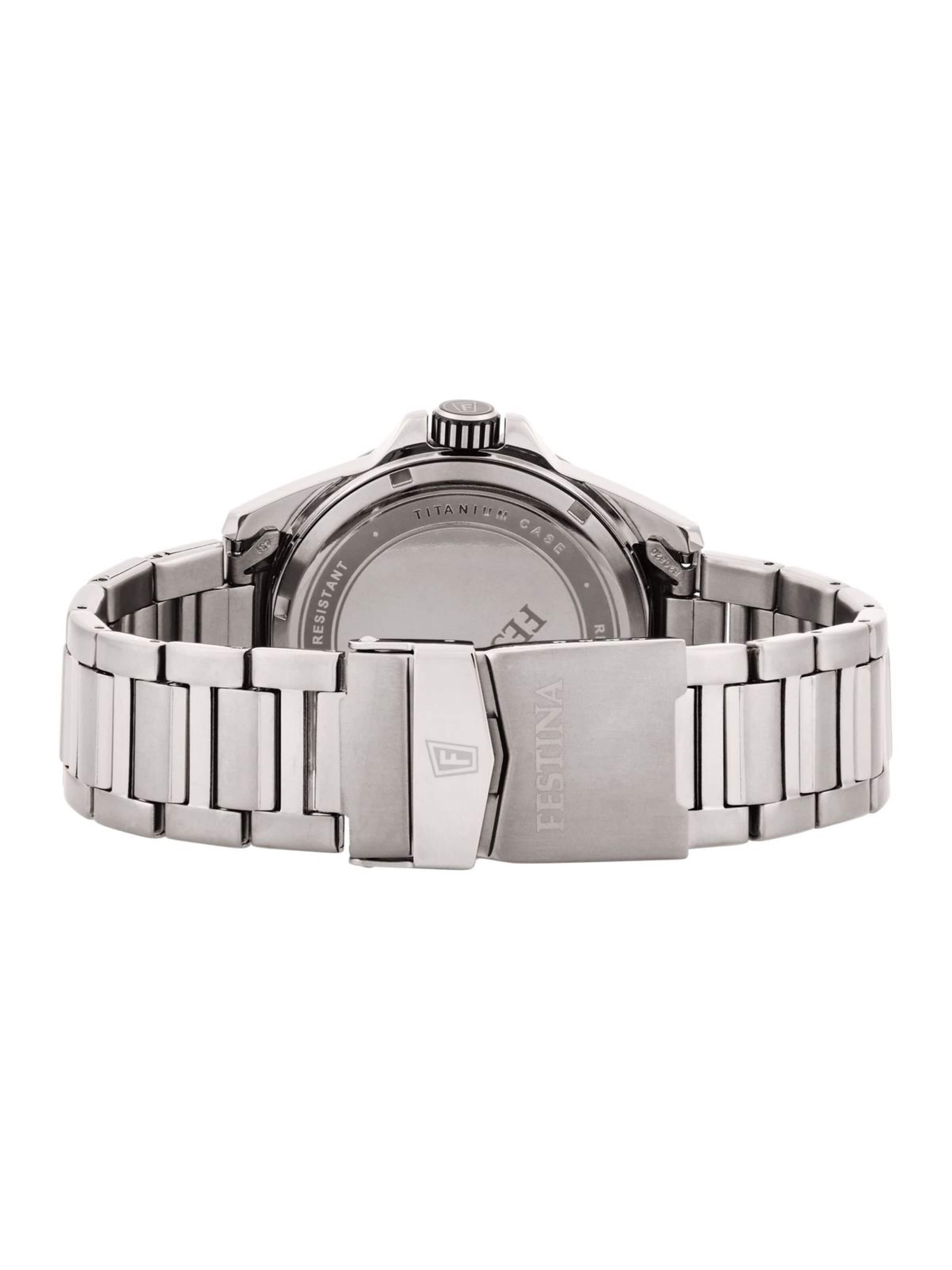 Montre à affichage analogique 'Festina - Watch Calendario Titanium - Quartz watch movement - Watch case width: 43 mm' FESTINA en noir