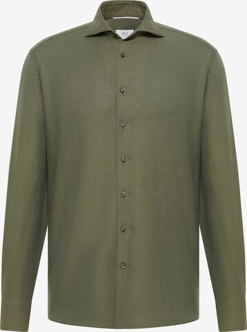 ETERNA Regular fit Button Up Shirt in Green: front