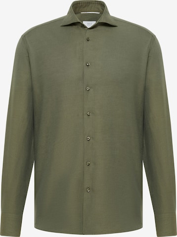 ETERNA Regular fit Button Up Shirt in Green: front