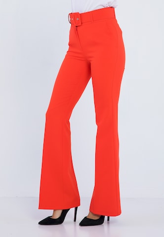 évasé Pantalon à pince 'Raffaela' Giorgio di Mare en orange