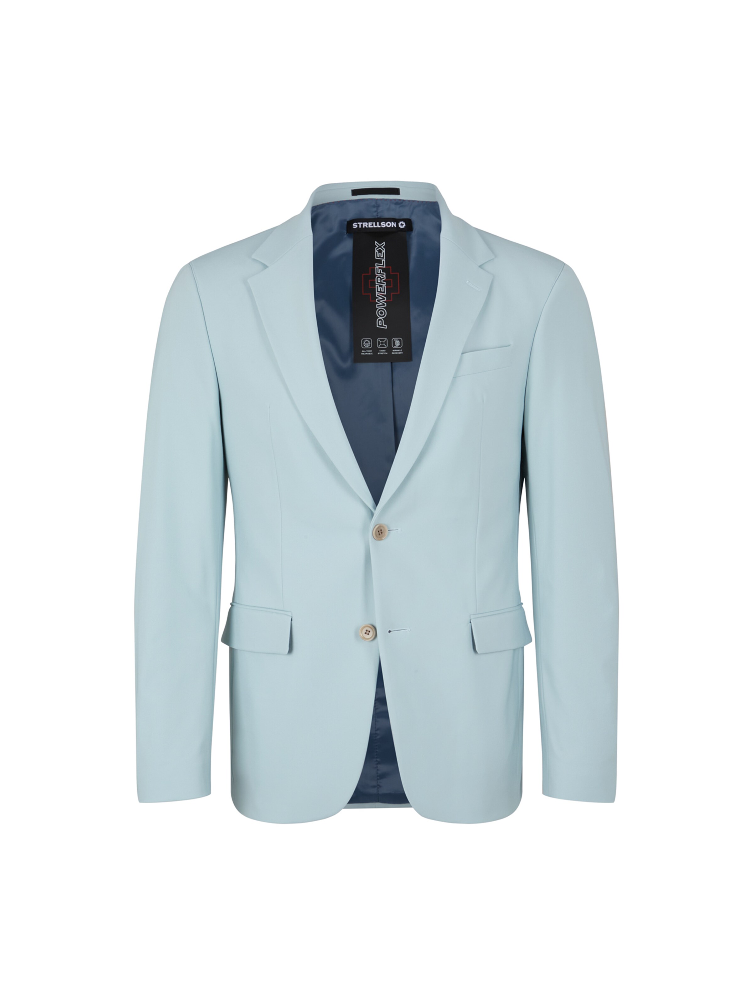 STRELLSON Slim Fit Sakko 'Alzer' in Blau: Vorderseite