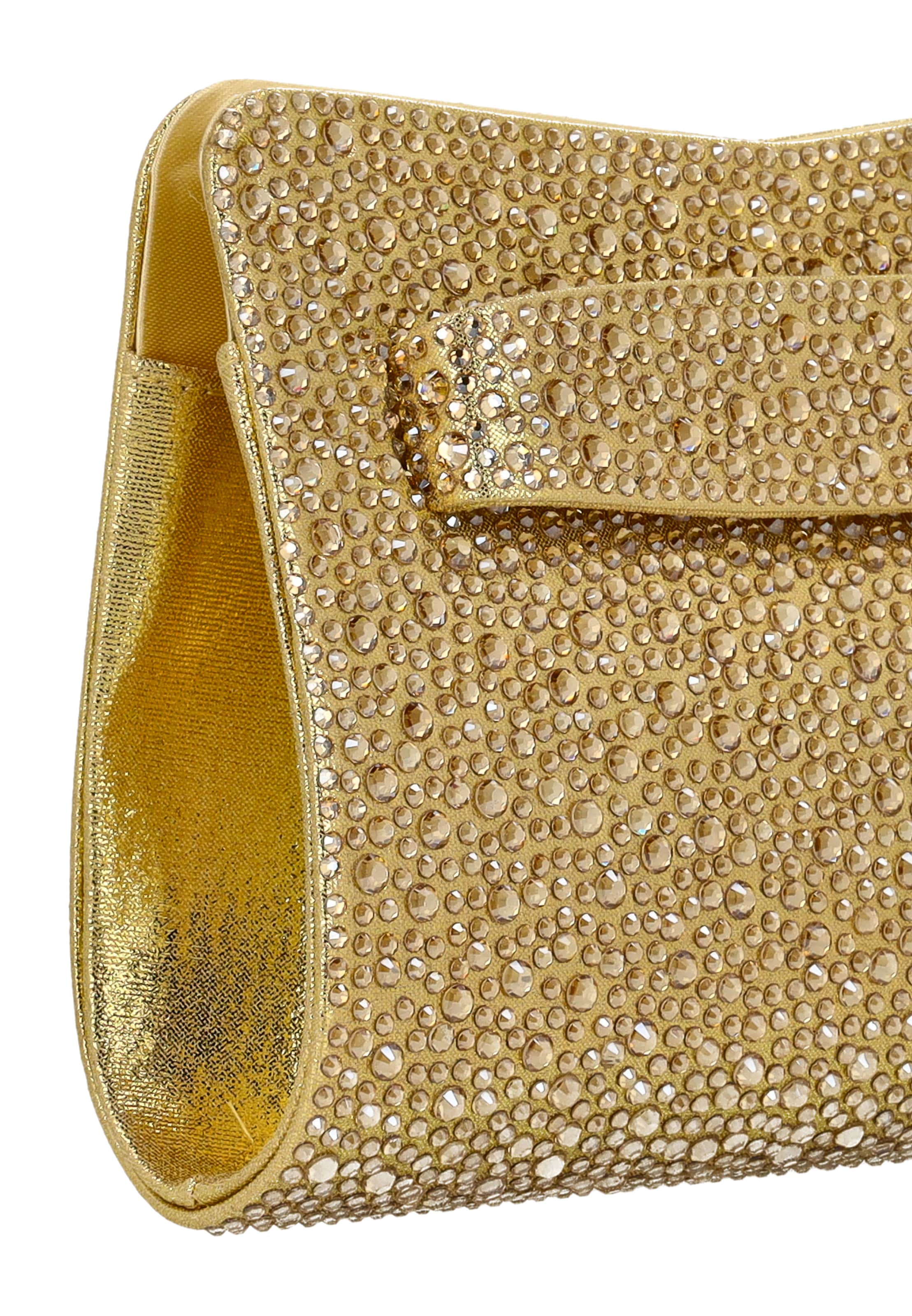 faina - Bolso de noche en oro