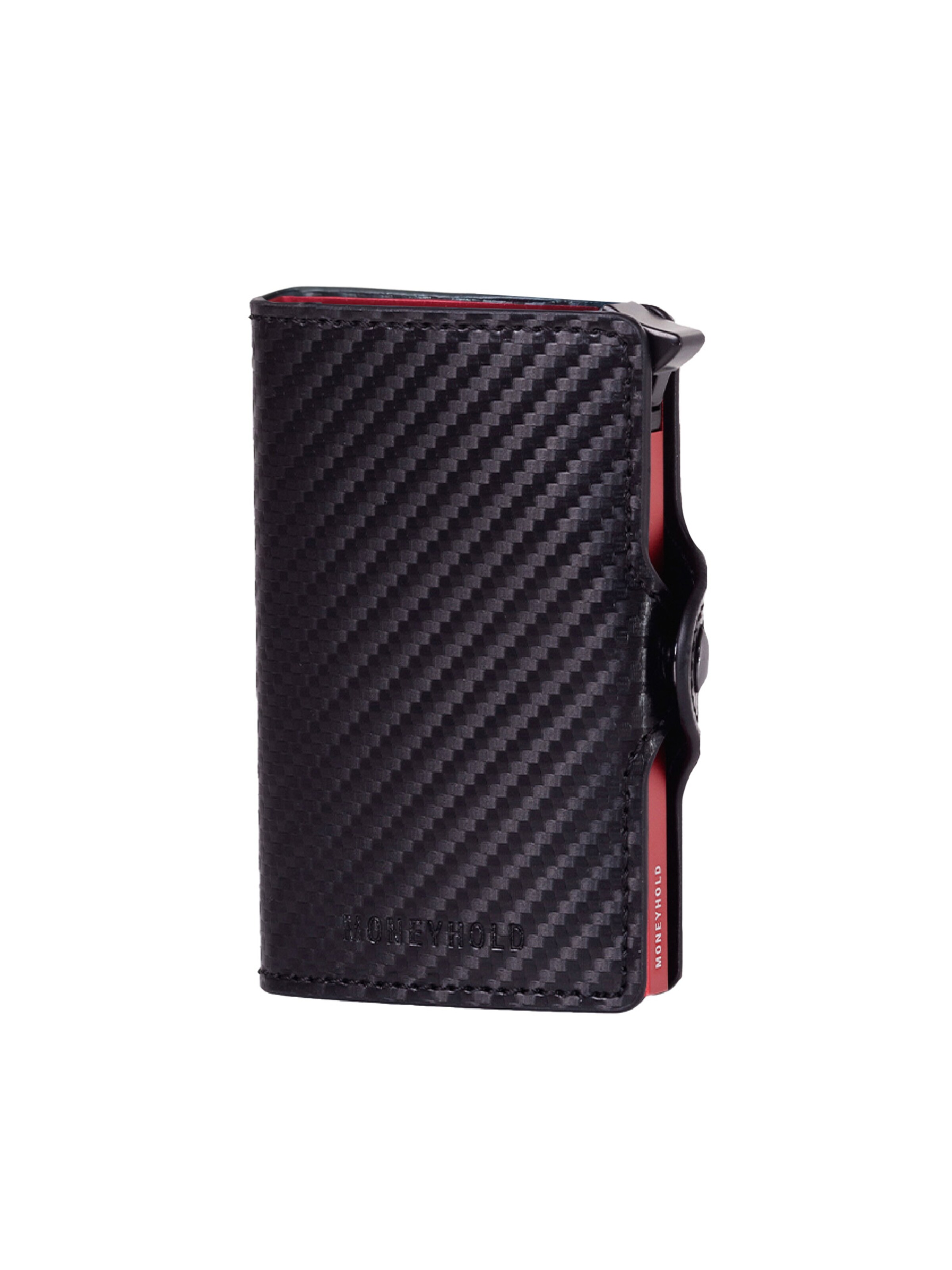 Portamonete di Moneyhold in nero: frontale