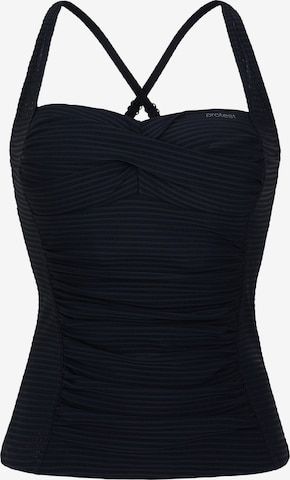 PROTEST Tankinitop 'MIXCAMO' in Schwarz: Vorderseite