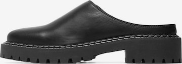 Bianco Mules 'GUNNA' in Black: front