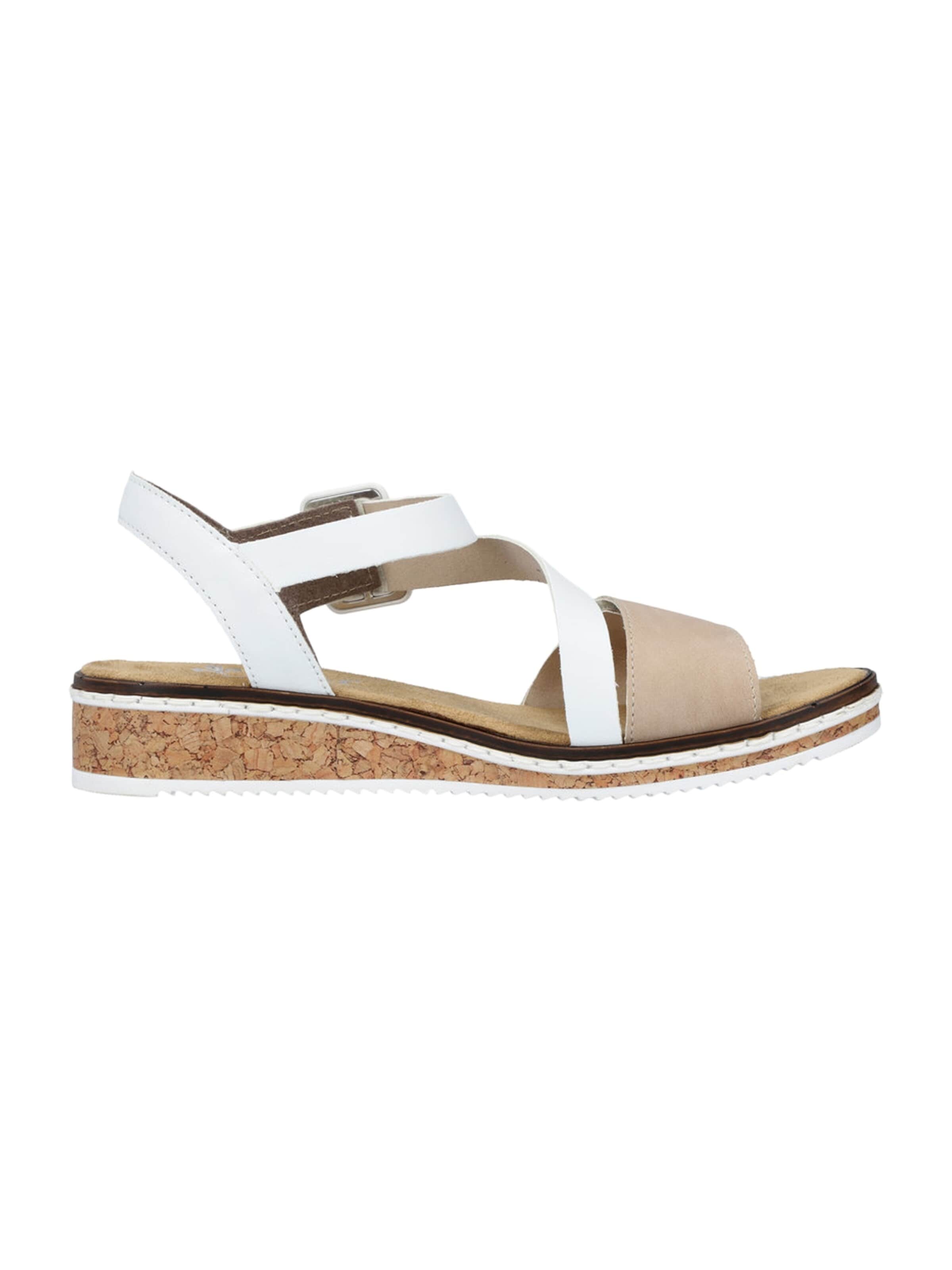 Rieker - Sandalias 'Sandalen mit Klettverschluss Montreux' en blanco