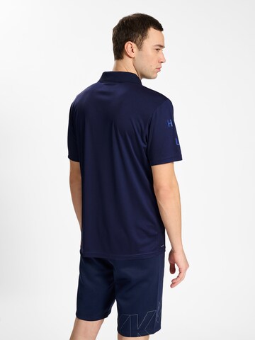 T-Shirt fonctionnel 'Court' Hummel en bleu