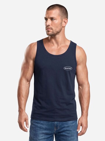 Neverless Shirt 'Beach Dogs' in Blue: front
