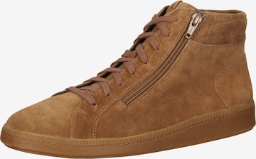 Ganter High-Top Sneakers in Brown: front