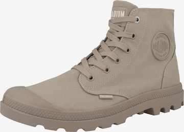 Palladium Lace-up boots 'Pampa' in Beige: front