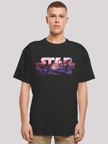T-Shirt 'Star Wars' F4NT4STIC en noir : devant