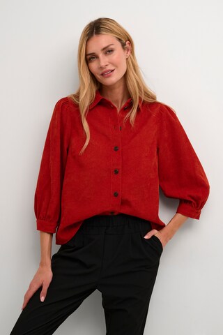 Kaffe Blouse 'Avera' in Rood: voorkant