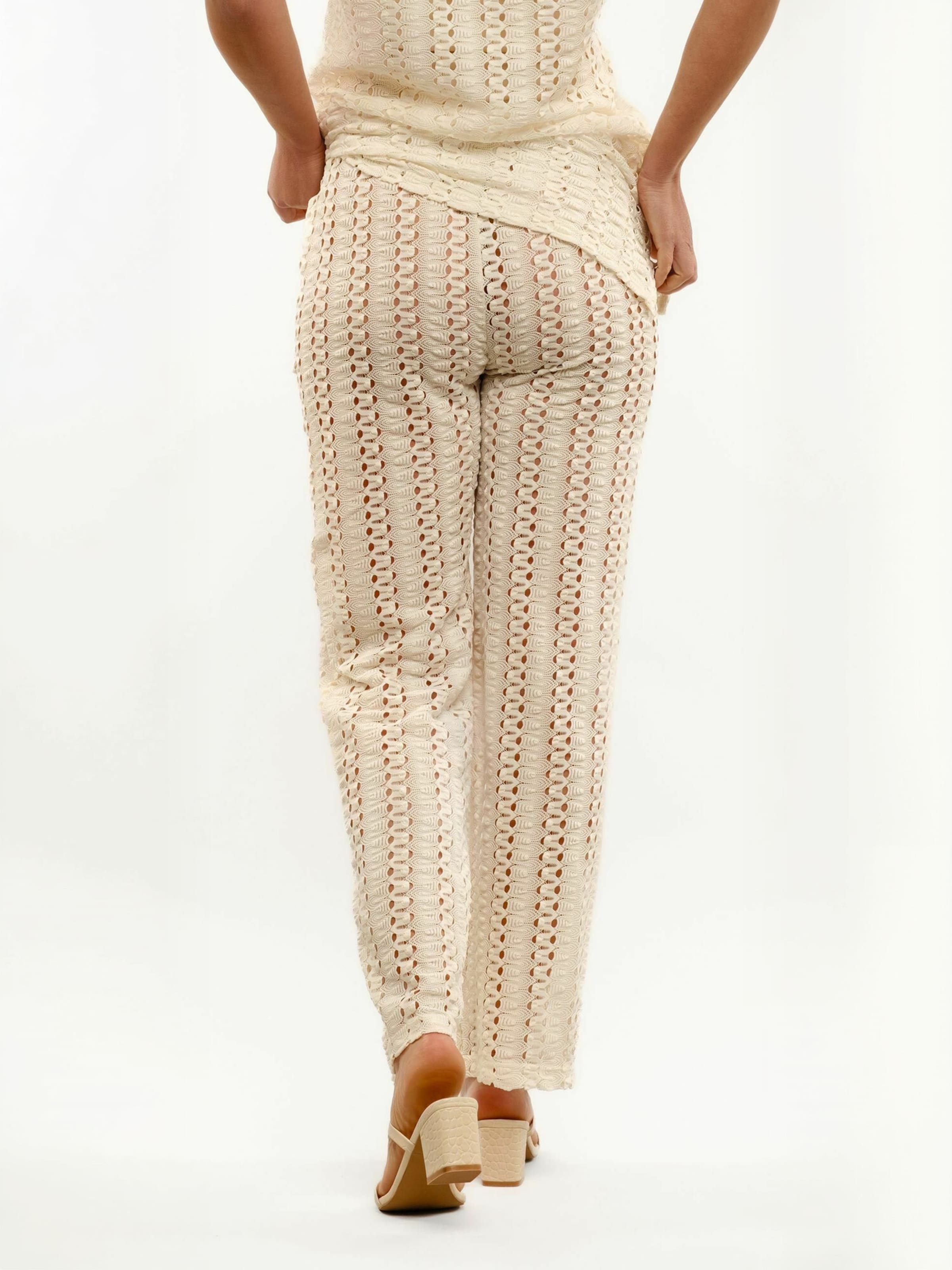 Regular Pantalon ' CROC ' Liberte Essentiel en blanc