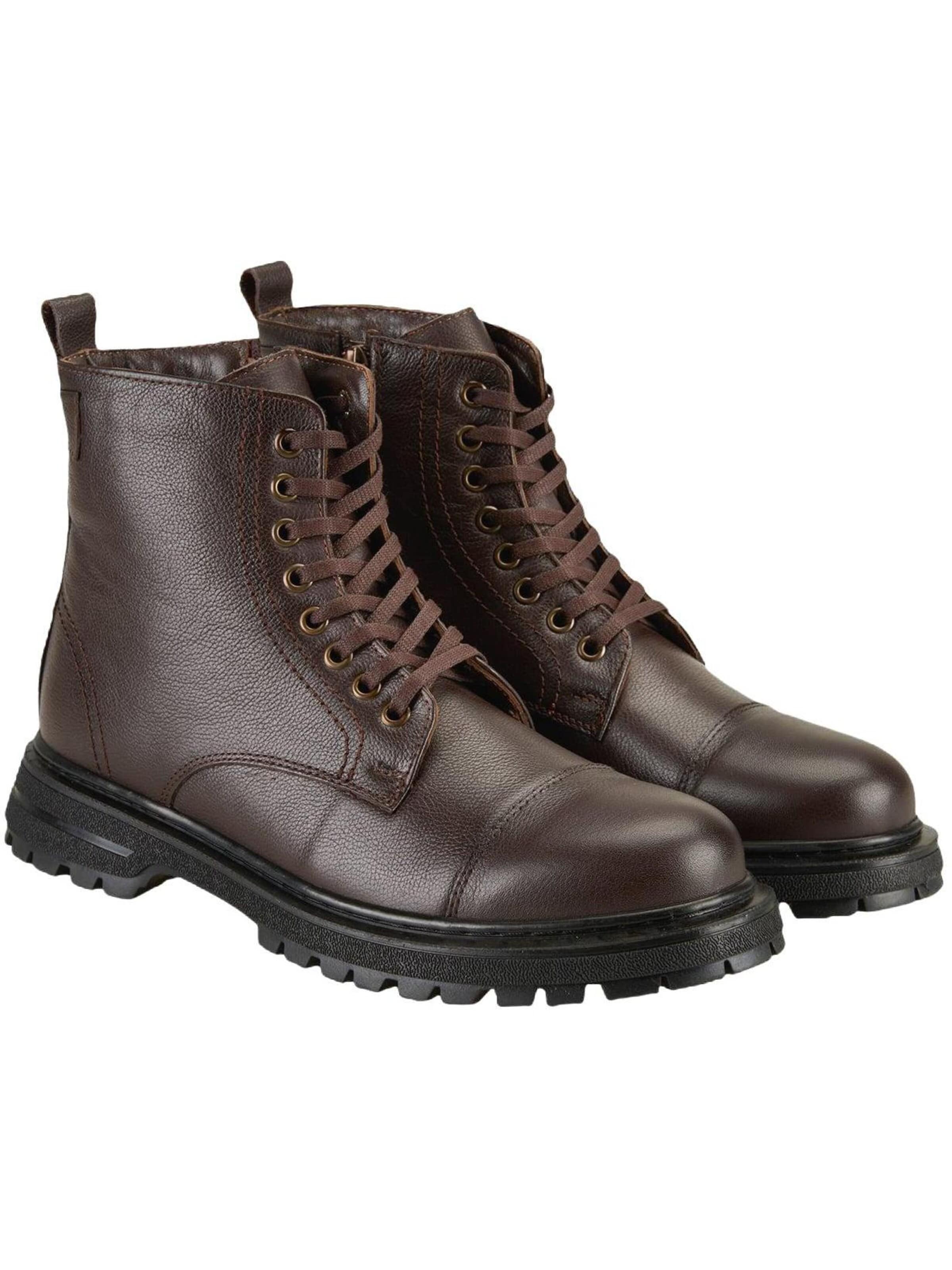 Desa Lace-up boots 'Spitze' in Brown: front