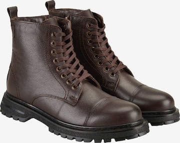 Desa Lace-up boots 'Spitze' in Brown: front