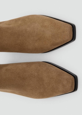 MANGO Ankle Boots in Brown