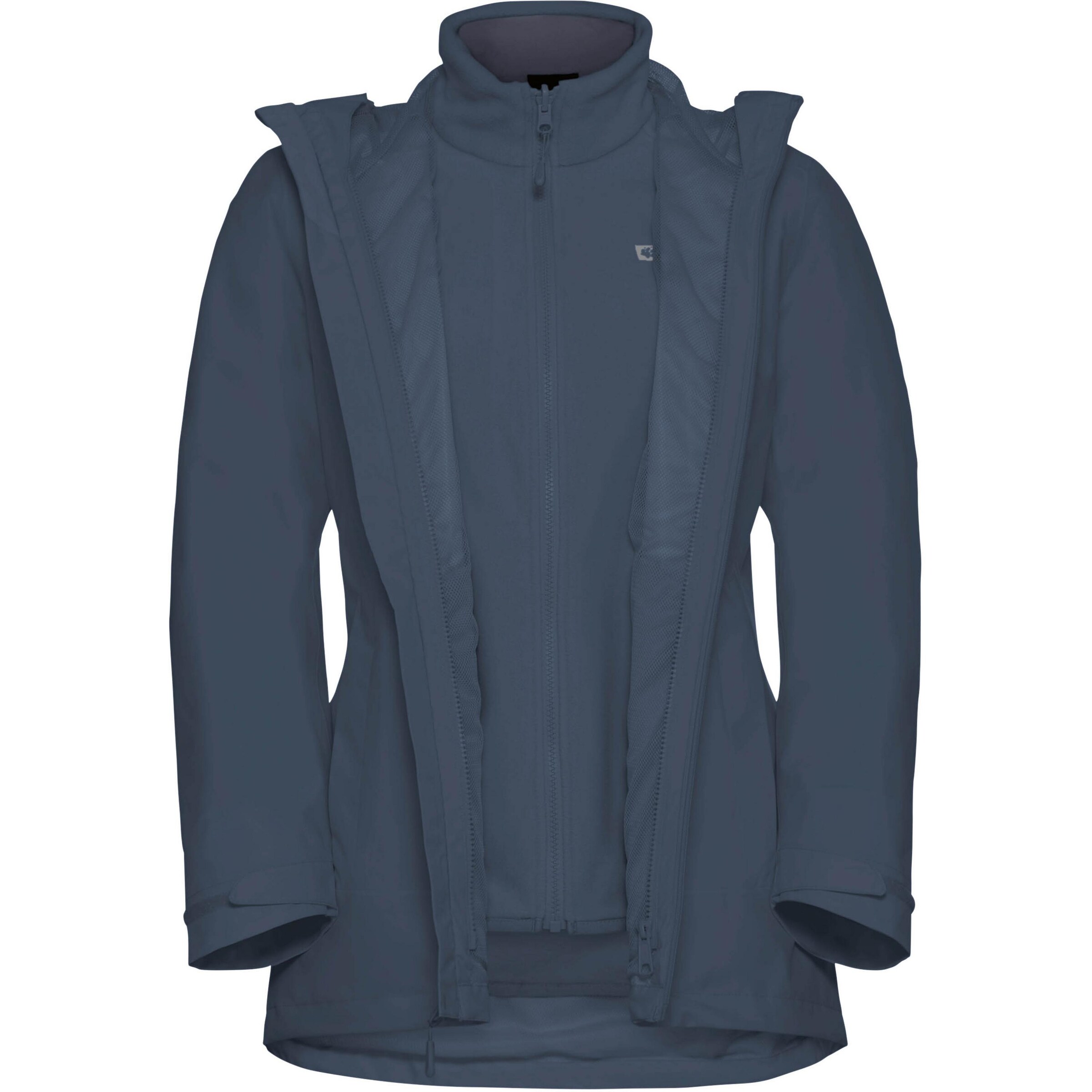 JACK WOLFSKIN Outdoor jacket 'Moonrise' in Blue: front