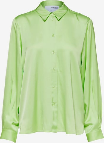 SELECTED FEMME Blouse in Groen: voorkant