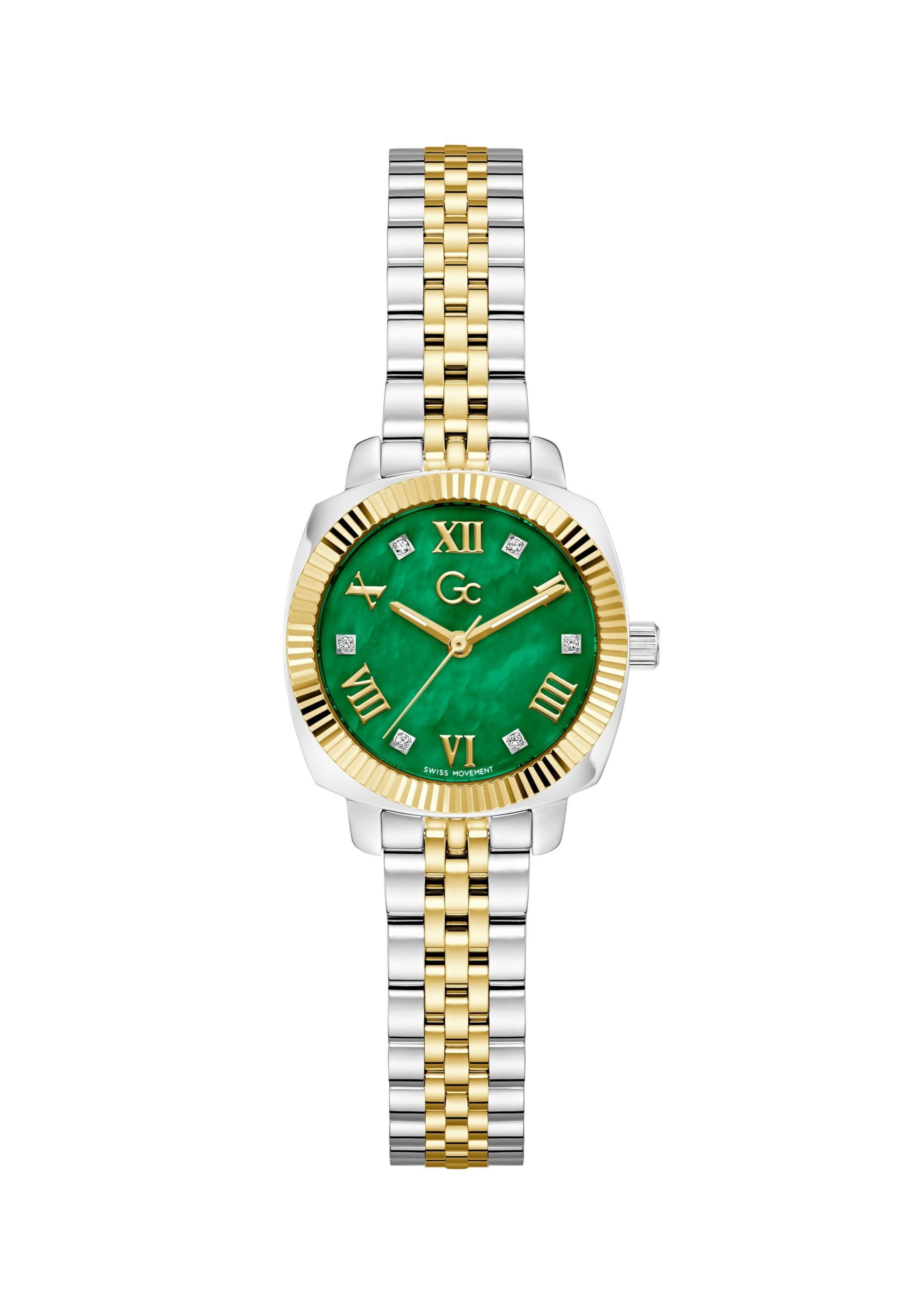 Orologio analogico di Gc in oro: frontale