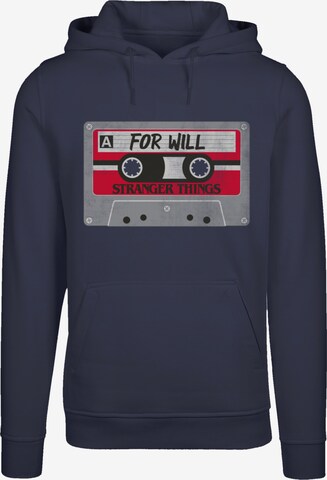 F4NT4STIC Sweatshirt 'Stranger Things Netflix TV Series' in Blue: front